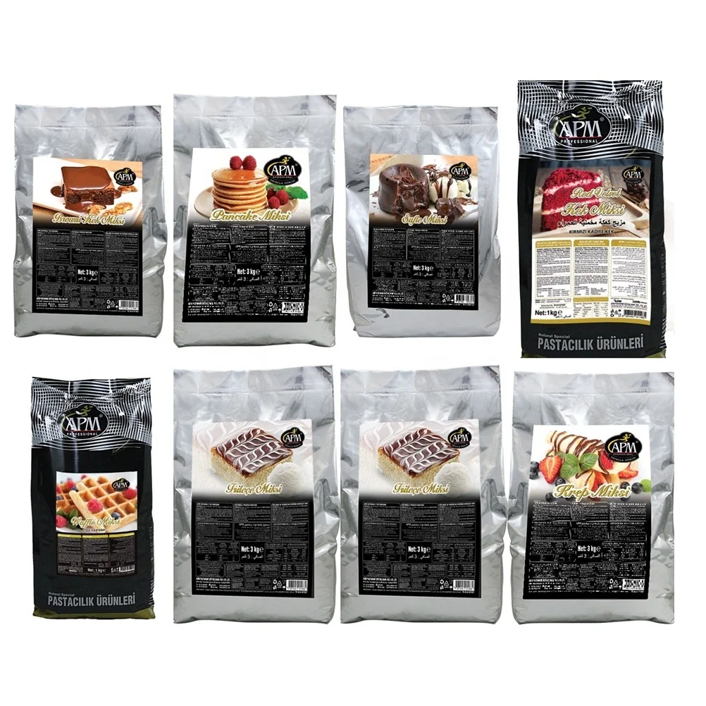 Универсальный список APM для пирожных и кондитерских изделий в небольших пакетах для соответствующих секторов и отраслей промышленности