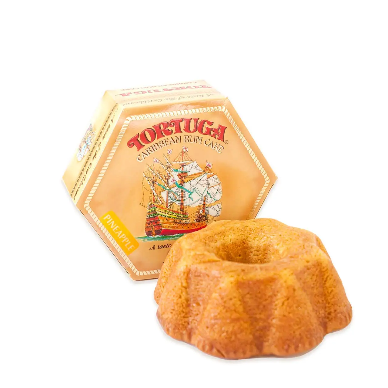 TORTUGA Caribbean PINEAPPLE Rum Cake - 16 oz - The Perfect Premium Gourmet Gift for Gift Baskets Giveaways