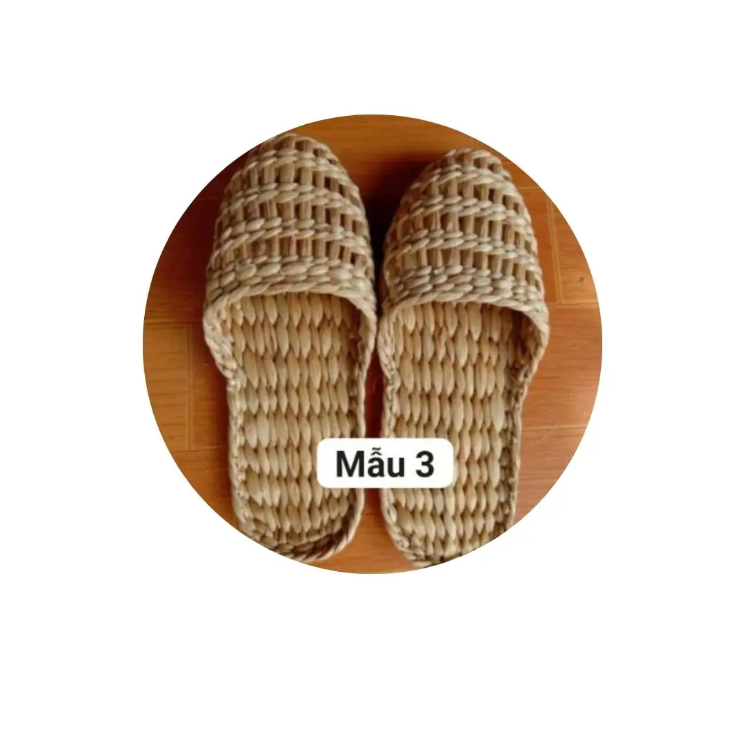Women Shoes-  Summer Slippers for elegant women Seagrass Sandals hyacinth slip on