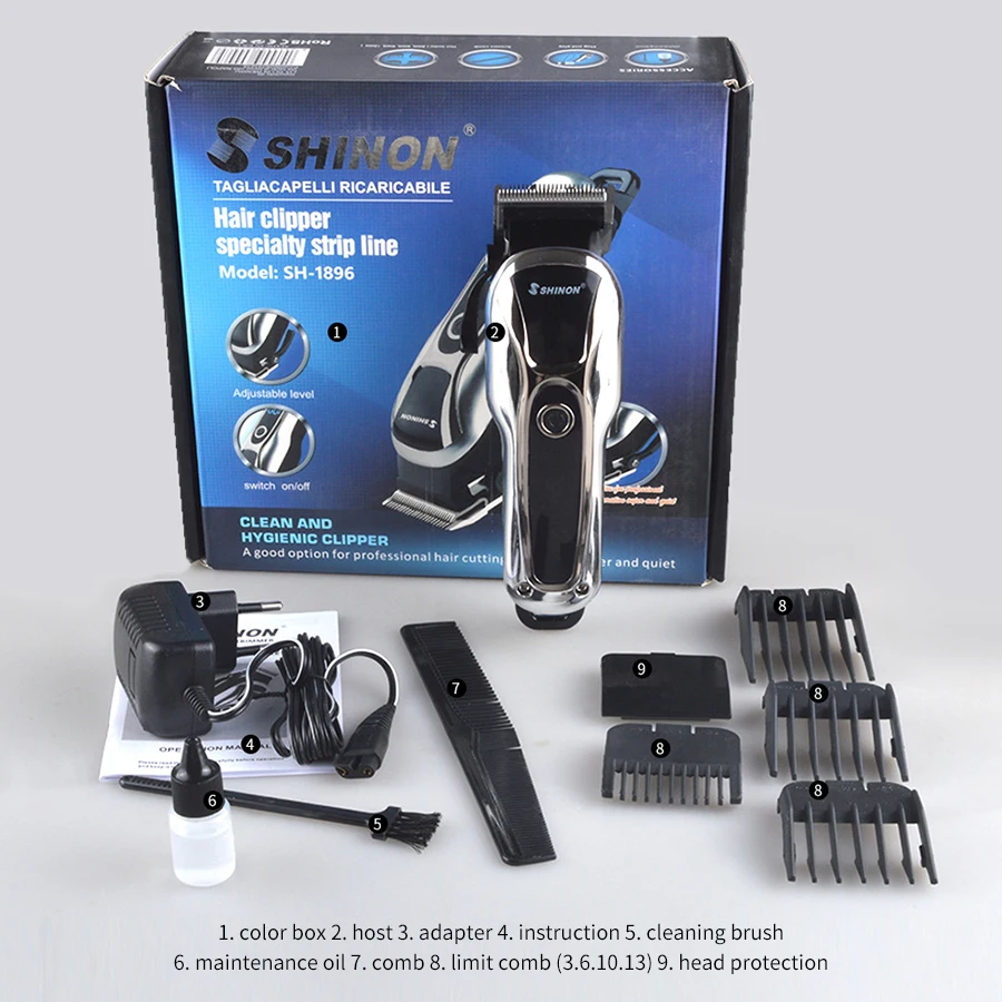 New Grooming Kit Professional Wholesale hair clippers men professional electric trimmer Grooming Kit with Haircut Trimmer Set