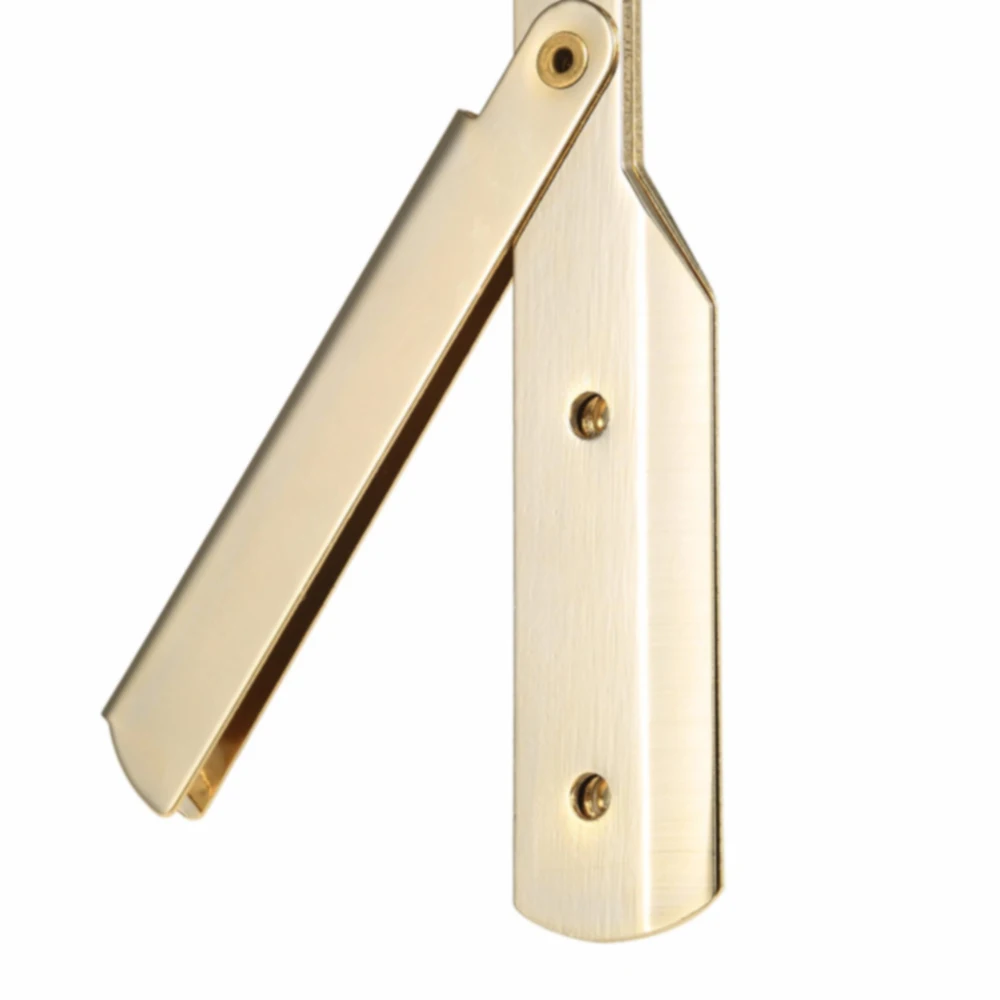  Складной бритвенный нож из нержавеющей стали для бровей и бороды профессиональный инструмент бритья с прямыми краями