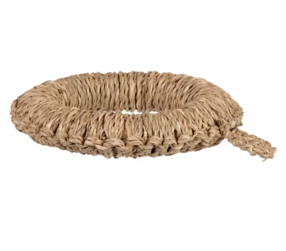 Wholesale round seagrass trivet, handwoven 100% Eco- Friendly trivet,  rattan Straw Pot Stand Trivet Japanese & Korean style
