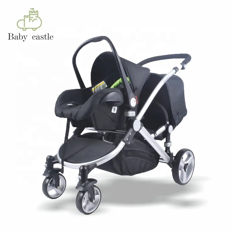 new two seats  Muti-functional 2 in 1baby pram baby buggy joggy twin baby stroller with EN1888 AND As/nz2088
