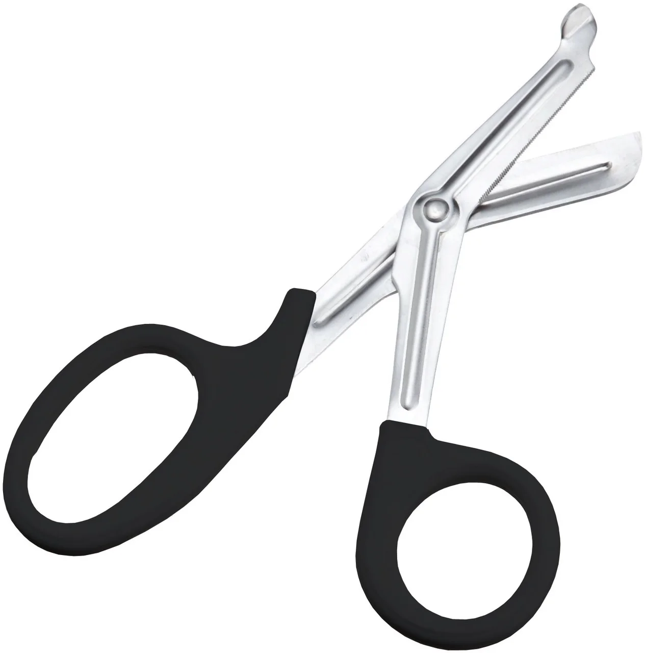 Pink Color Nursing Scissors with Black Fluoride Coated Blades
