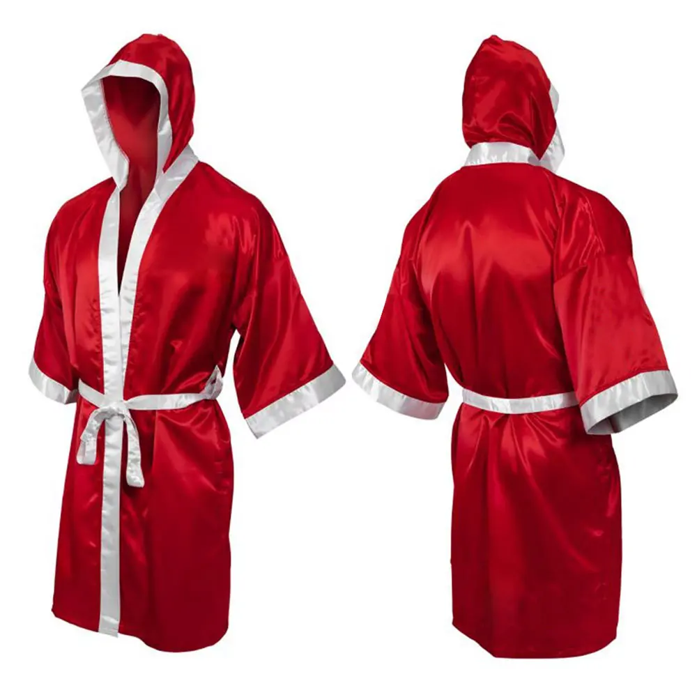 Best Quality custom design Boxing Robe with hood for Boxing match | Cheap Price Boxing Robe Gown With Custom Designs