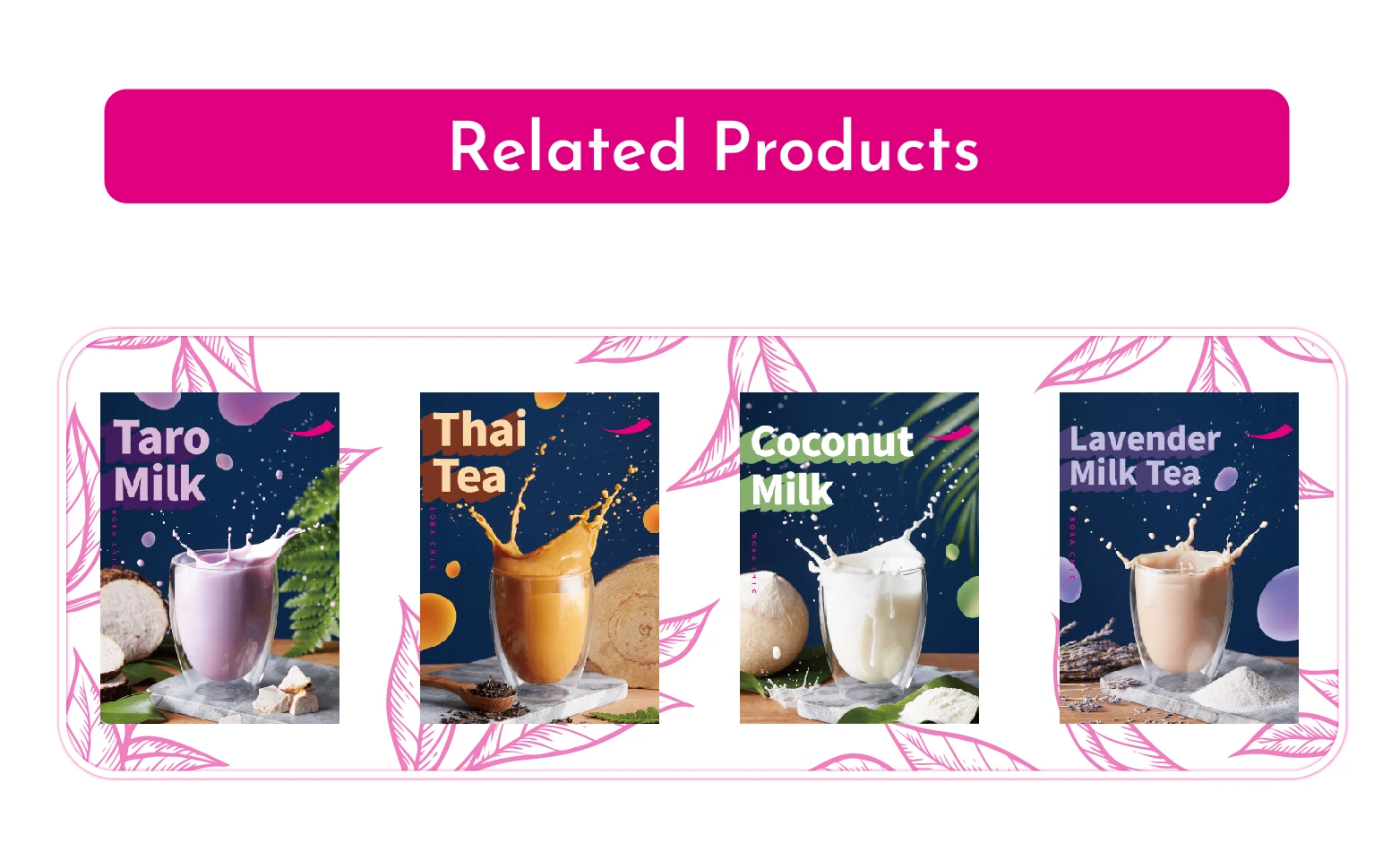 BOBA CHiC Mellow Okinawa Brown Sugar Instant Milk Tea 100% made in Taiwan for Bubble Boba tea