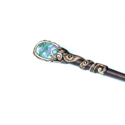 Pulsed/Ruby Emerald Vintage Simulated hair Clip Crystal Rhinestone Hairpin Hair Accessories Jewelry Hair Sticks