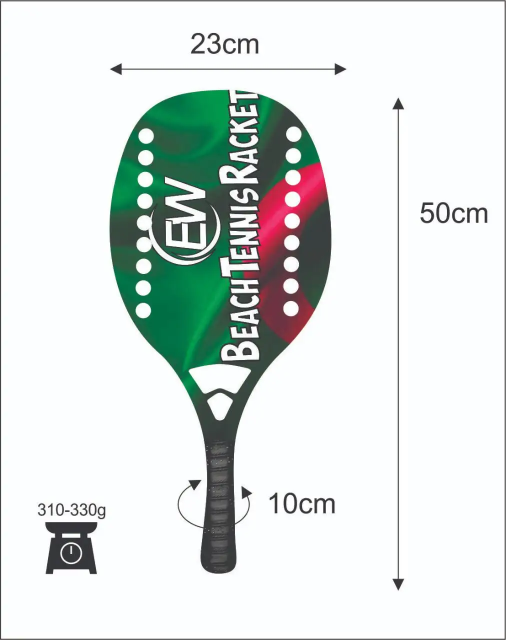 
Beach Tennis Rackets Custom Carbon glass Beach Paddle/Padel Racket with your logos and color combinationsBeach Tennis Rackets Cu 