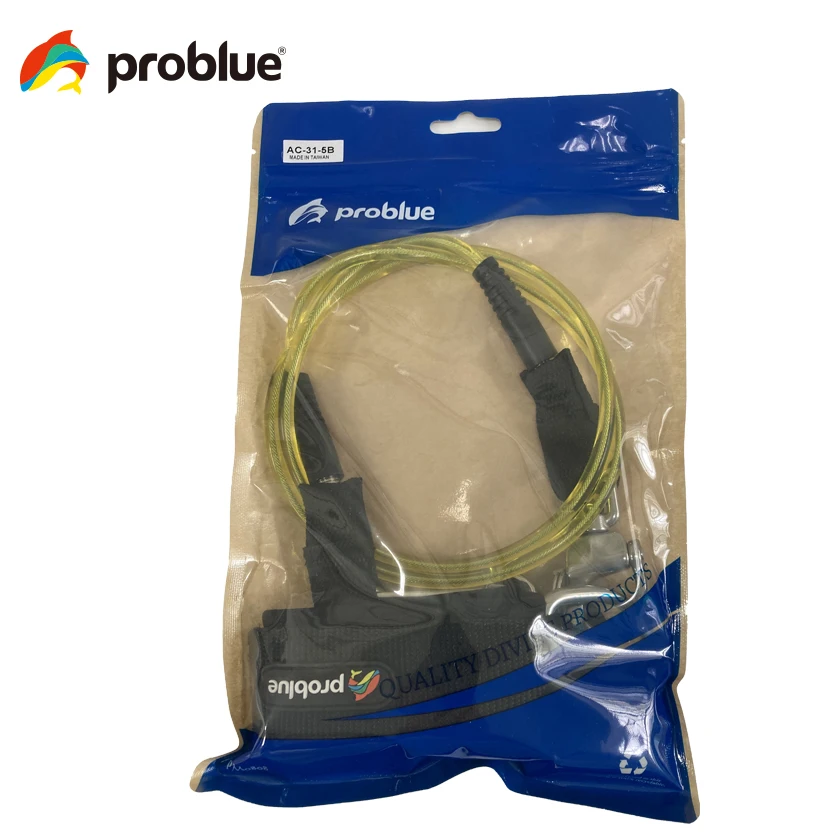 problue AC-31-5B Strong and sturdy Quick release freediving safety lanyard