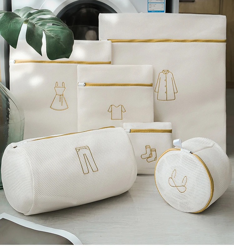 2024 индивидуальный логотип квадратный дорожный белый отель экологически чистый складной мешок для стирки