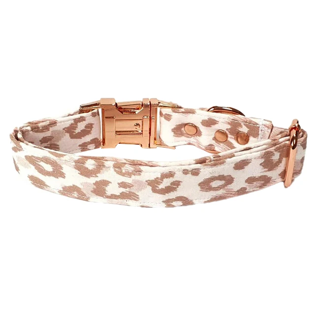 Small Hemp Dog Collar and Matching Leash Personalized Polyester Pet Collars with Rivet Decoration for Training and Walking