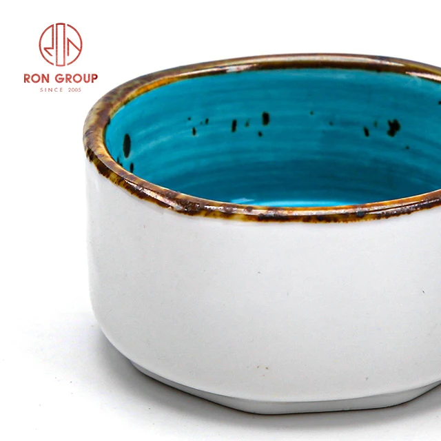 factory price direct sale japanese style restaurant use ceramic plate small porcelain bowls soy sauce dish