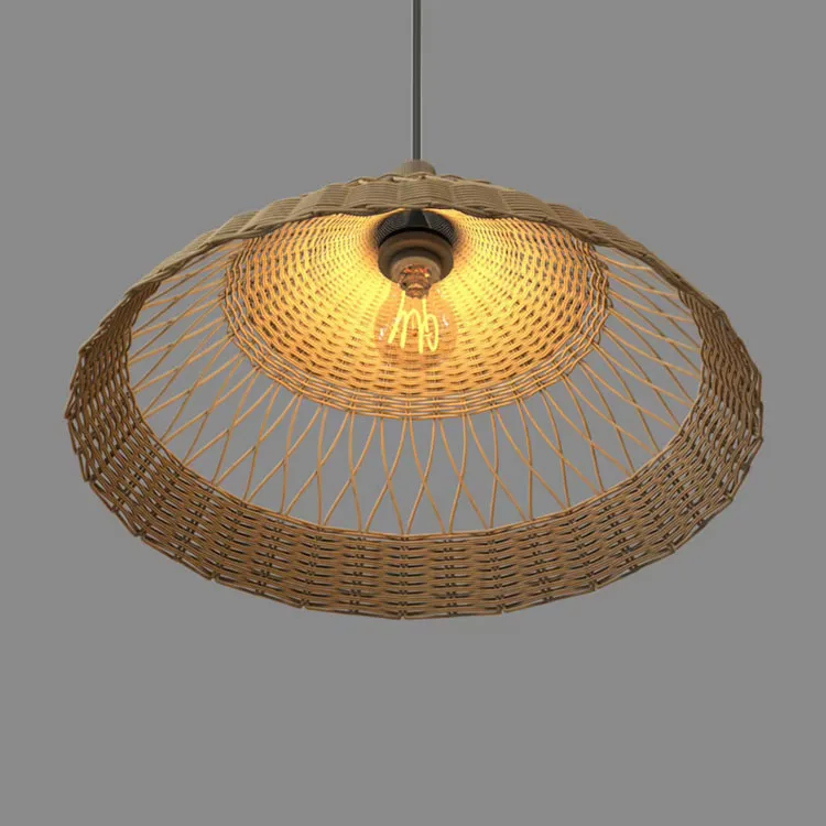 Hot Design Home Decor Wicker Rattan Lantern Pendant Light, Rattan Chandelier Lampshade in Vietnam Wholesale