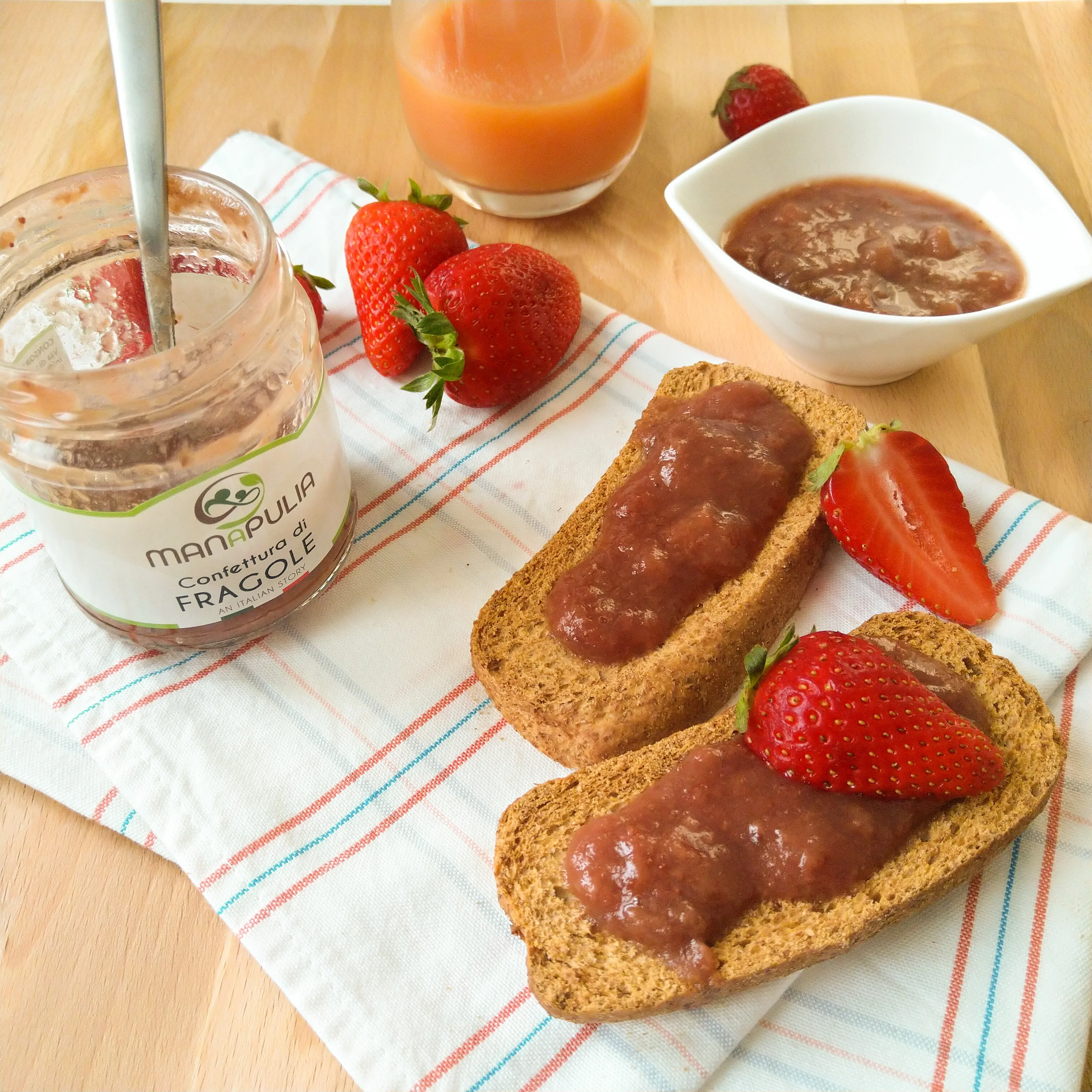 
Top Quality Italian Strawberry jam 212 mkl 190g 