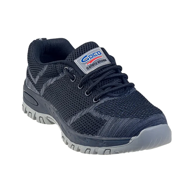 2022 New Product Low Cut Safety Shoe with Steel Midsole Plate QS71 Black Bulk Sale For Construction and Factory Workers