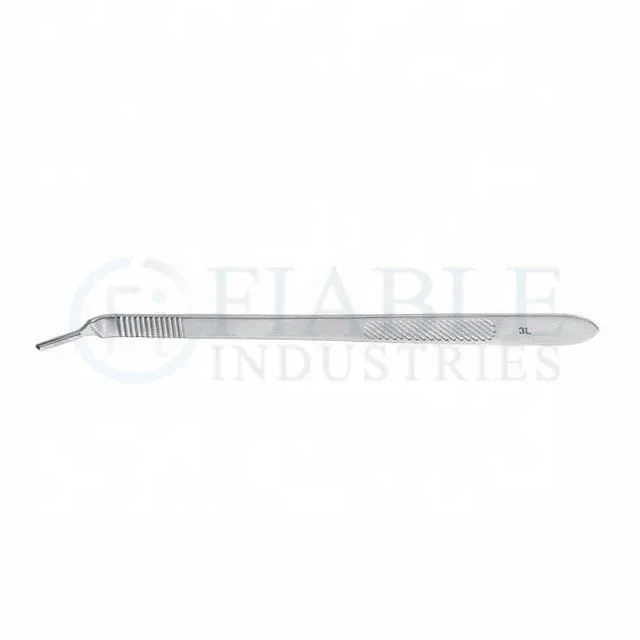 Scalpel Handle # 3L Angled/ Surgical Knife handle/ BP handle
