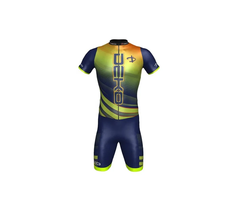 Sublimation cycling triathlon tri suit triathlon cycling wear for men and women