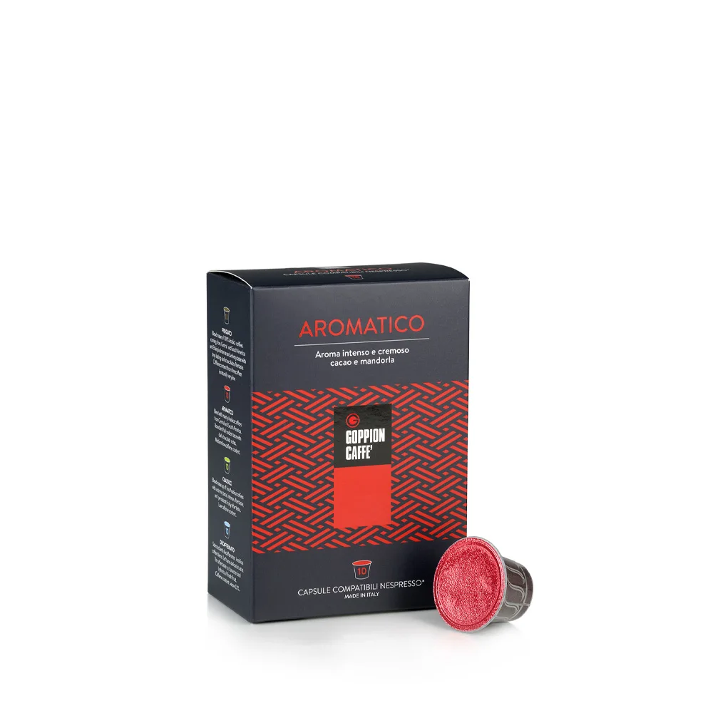 Best Italian Quality GOPPION COFFEE CAPSULES AROMATICO 10 pieces