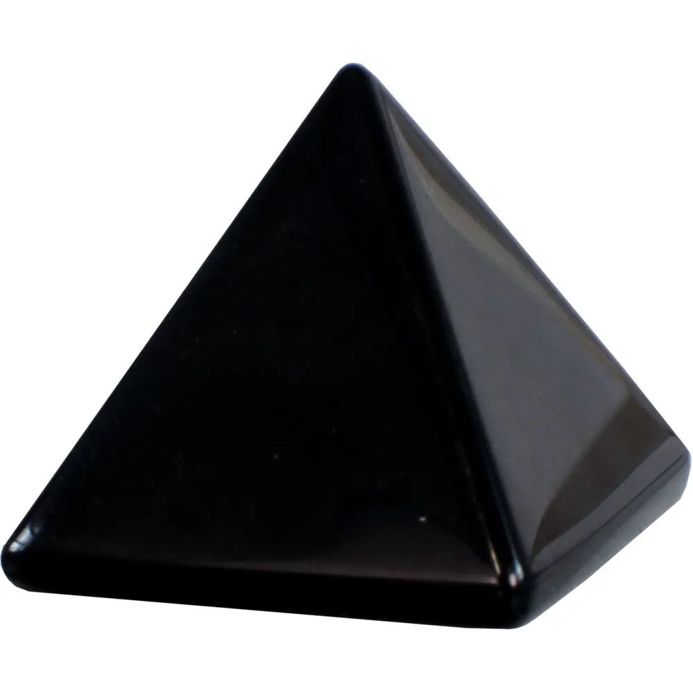 Hot Sale Beautiful Healing Agate Gemstone Natural Black Obsidian Pyramid Buy Online From Orgone Export