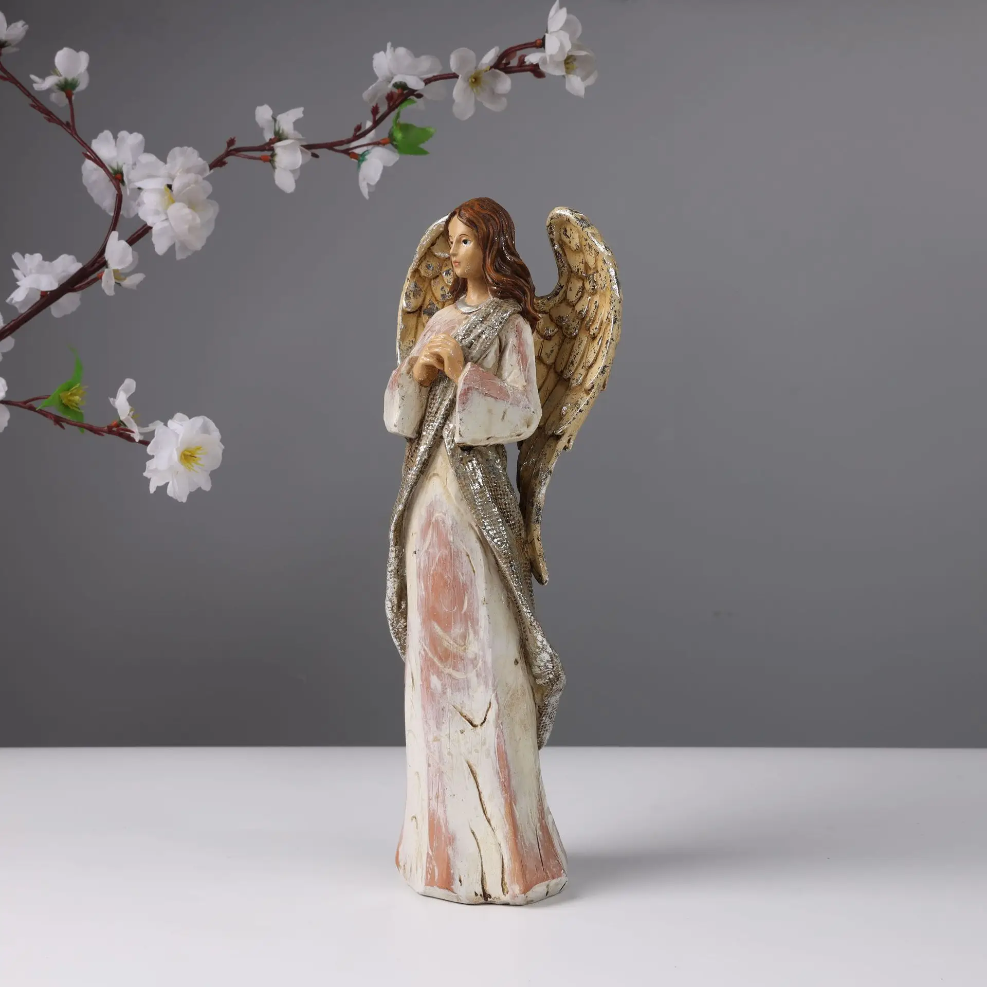 Polyresin Praying Angel Figurine