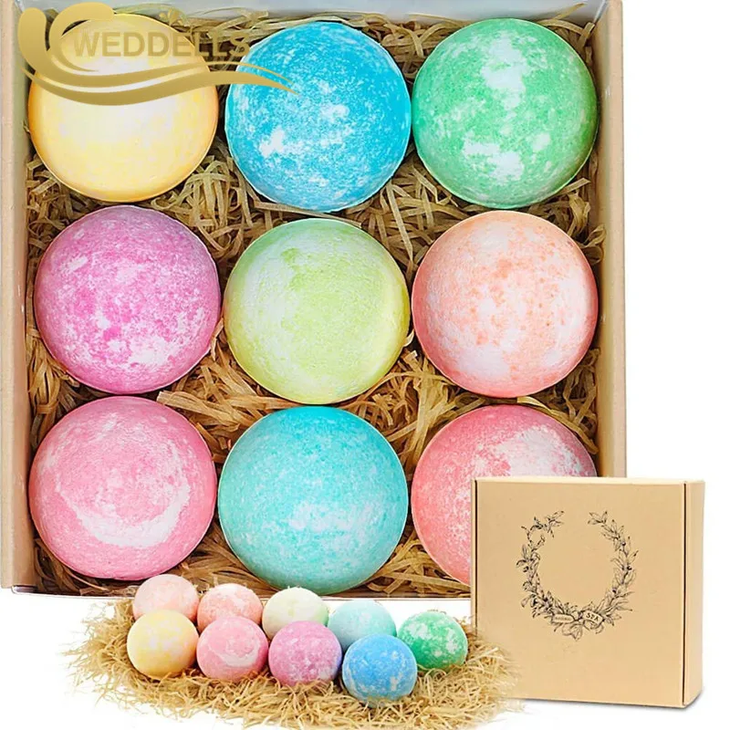 Weddells Colourful Natural Ingredients Handmade Bath Bombs wholesale