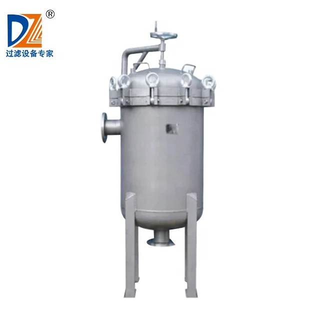 
Dazhang Industrial Bag Filter Stainless Steel Bag Filter Housing For Chemical Food Beverage Industry 