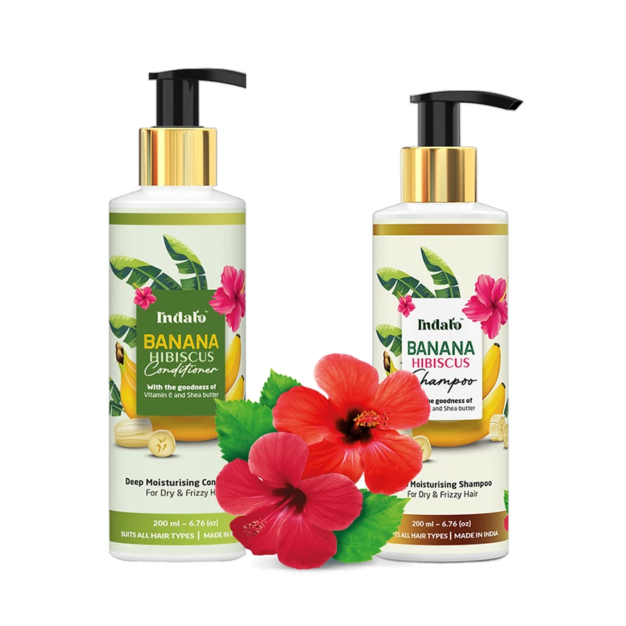 Hibiscus Shampoo and Conditioner High Quality Beard Shampoo and Conditioner for Men