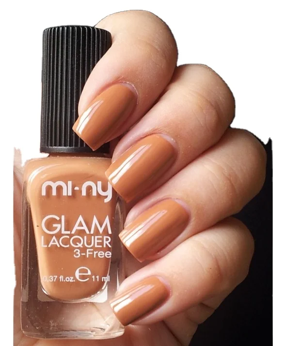 HIGH QUALITY ITALIAN NAIL POLISH - BROWN COLORS GLAM COLLECTION NON TOXIC 4 FREE FORMULATION PROFESSIONAL USE 11 ml