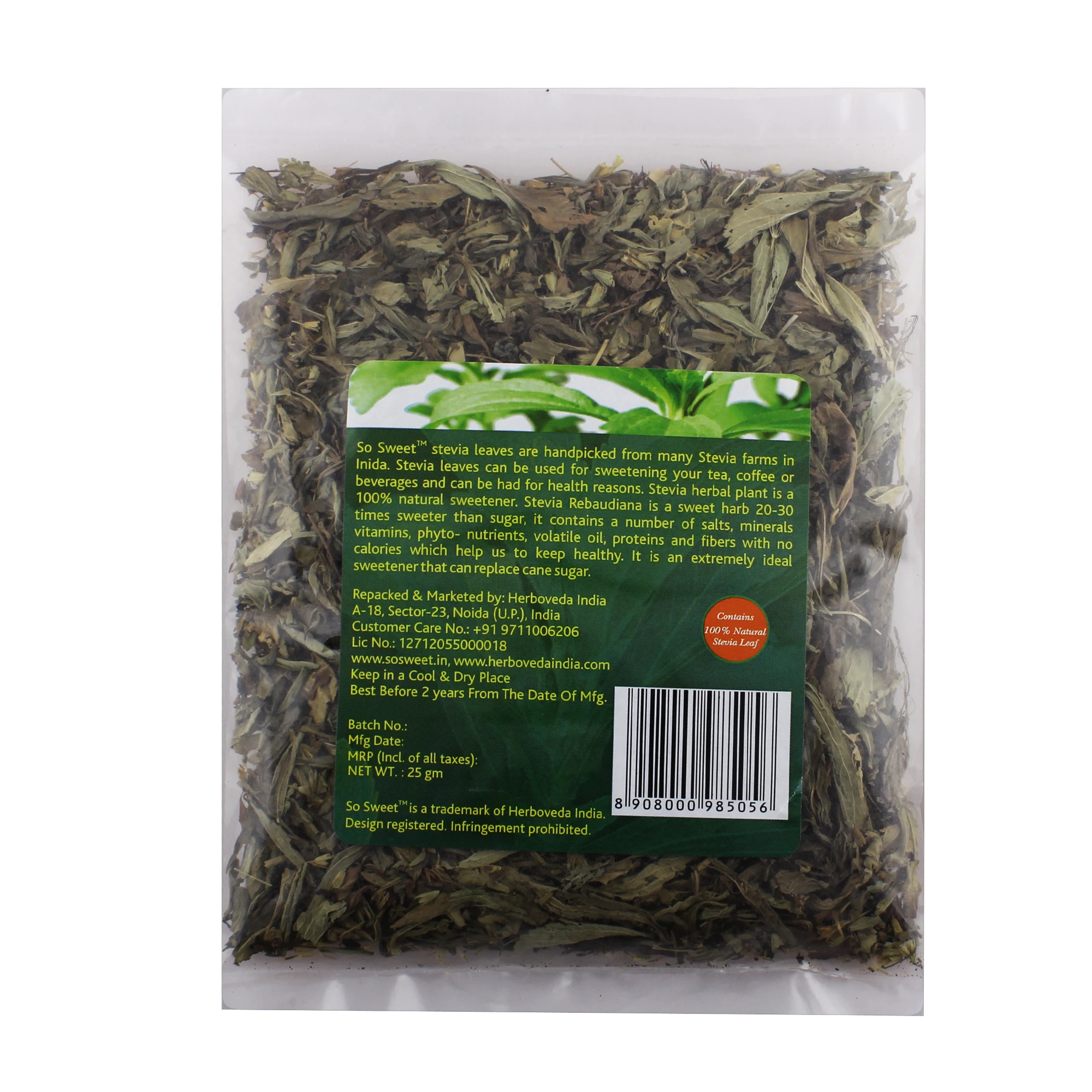 SO Sweet Stevia Dry leaf natural sweet herb for export