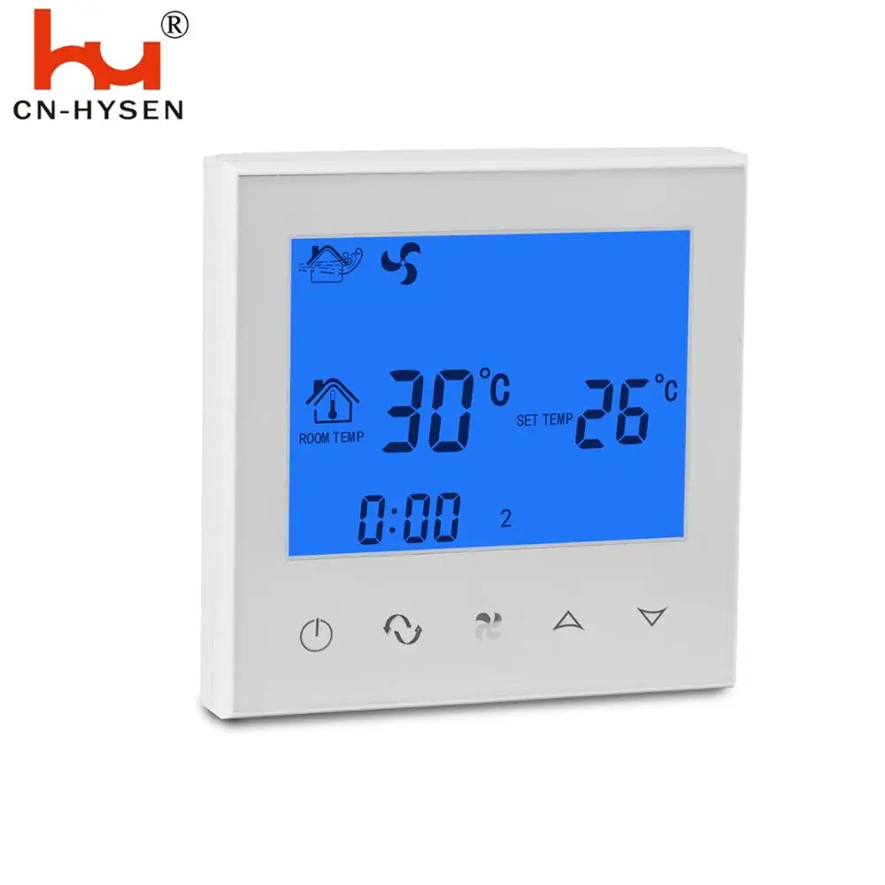 HY03AC Tuya wifi control digital thermostat programmable Thermostat For Fan Coil With Modbus Or RS485