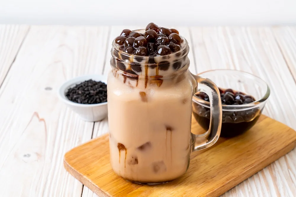  Готовый к употреблению напиток Boba со вкусом черного
