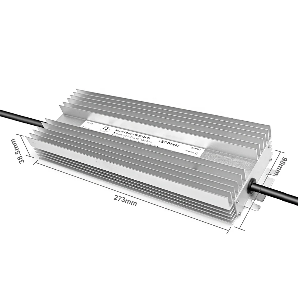 24v 16.7A 301 - 400W 90-264V Es постоянное напряжение без мерцания водонепроницаемый Ip67