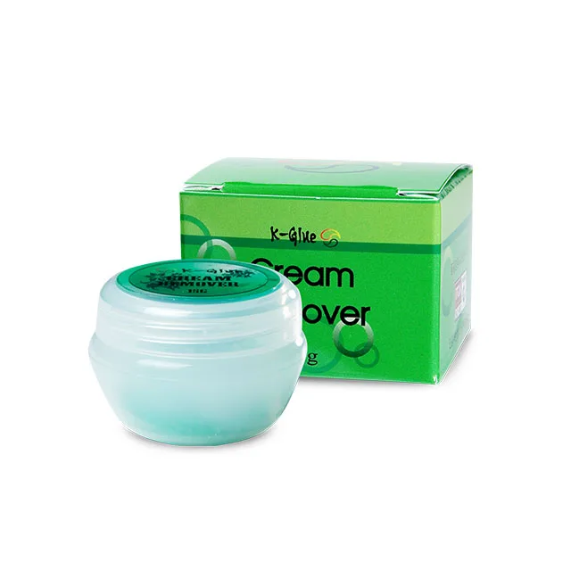 Eyelash Extension K-Glue Cream Remover(Green) 15g Best Extension Glue Remover Made in Korea Top Quality cream type Sky Remover
