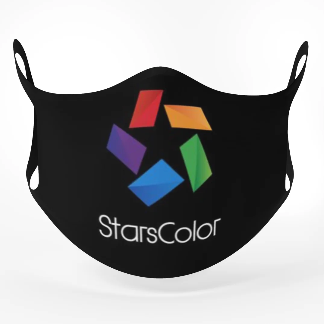 
Custom Logo face photomask on White Reusable 