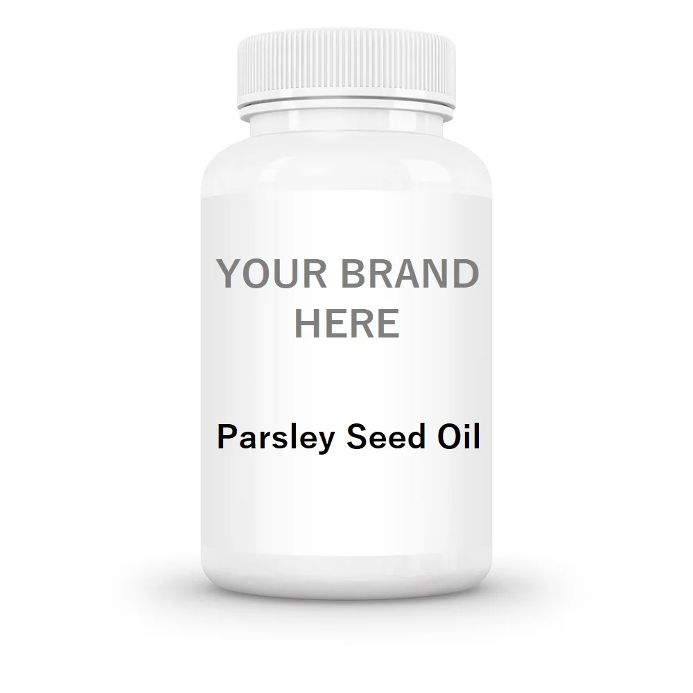 Made in USA Pure Parsley Seed Oil Softgel Capsules High Quality Private Label Dietary Supplement
