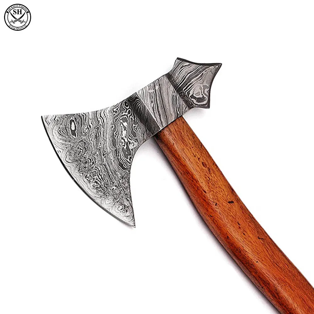 Топор из дамасской стали Топор кованый ручной топор для кемпинга топор для вырезания древесины