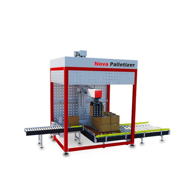 
 Высококачественная установка на палитризацию и послепродажное обслуживание, компактный палитризатор для напитков и пищевой промышленности  