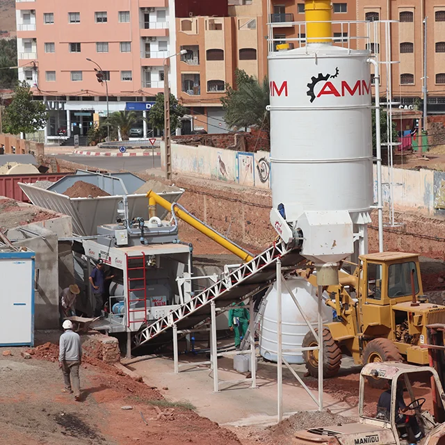 Mini Portable Concrete Batching Plant For Sale 30m3/h for sale
