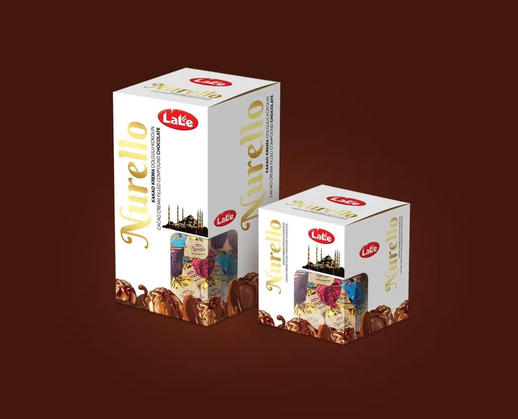 LALE NURELLO MILKY HAZELNUT COCOA CREAM FILLED  COMPOUND CHOCOLATE