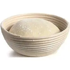 Round Bread Proofing Basket 9 Inch Natural Rattan Dough Bowl Bread Bread Proofing Basket Proofing Basket
