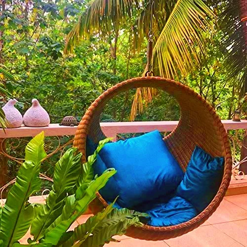
Rattan Bird Nest Swing Natural Egg Swing, Hanging Swing Chair, Egg Swing 
