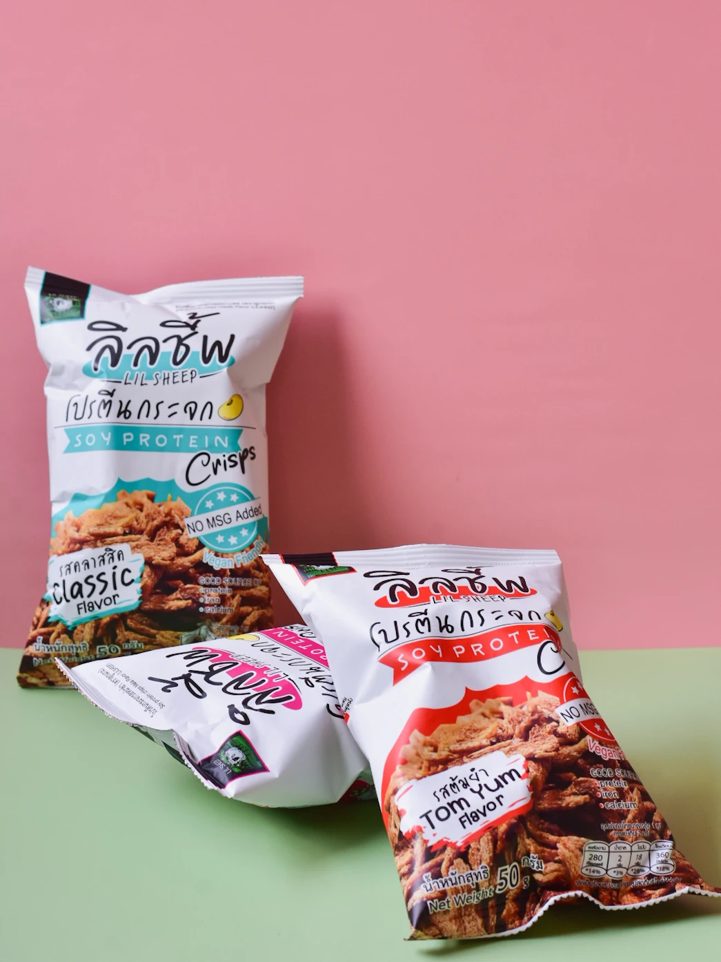 Тайская закуска из овец LIL соевый протеин чипсы с классическим вкусом