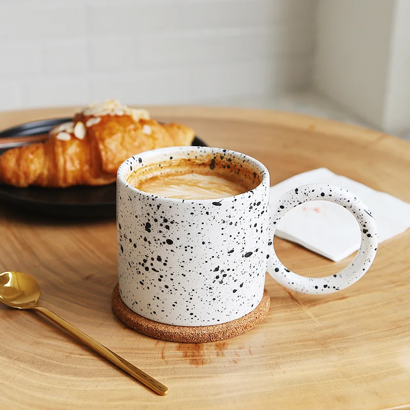 
Speckled Big Ear Mug Korea INS Big Ear Mug 