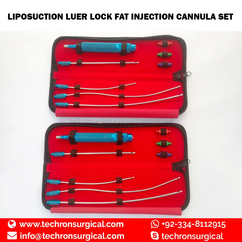 Best Quality Liposuction Breast/Buttock Augmentation Cannulas Kit
