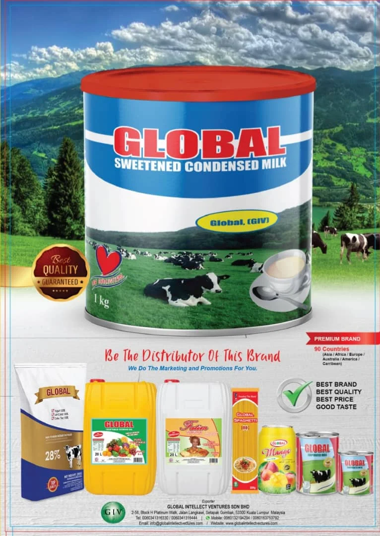 
GLOBAL SWEETENED CONDENSED MILK/ BEST QUALITY 