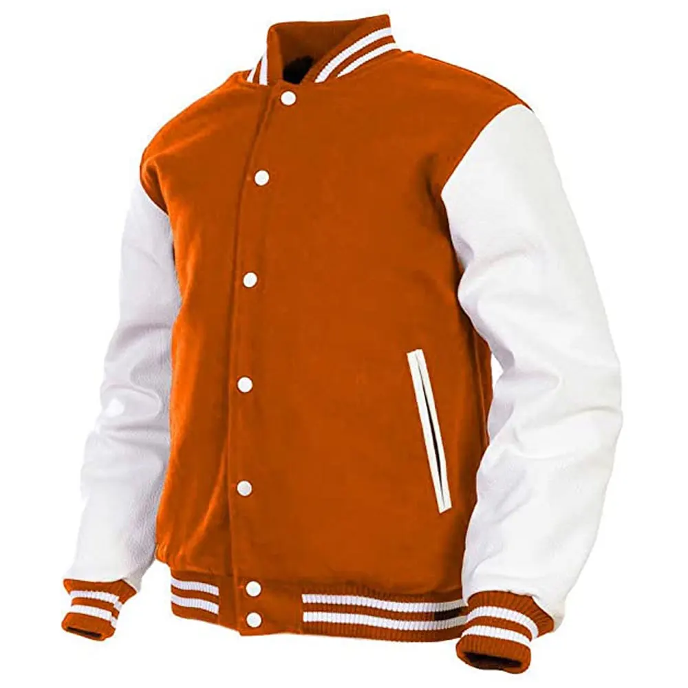 Высококачественная флисовая бейсбольная куртка-бомбер Letterman Varsity мужские зимние куртки