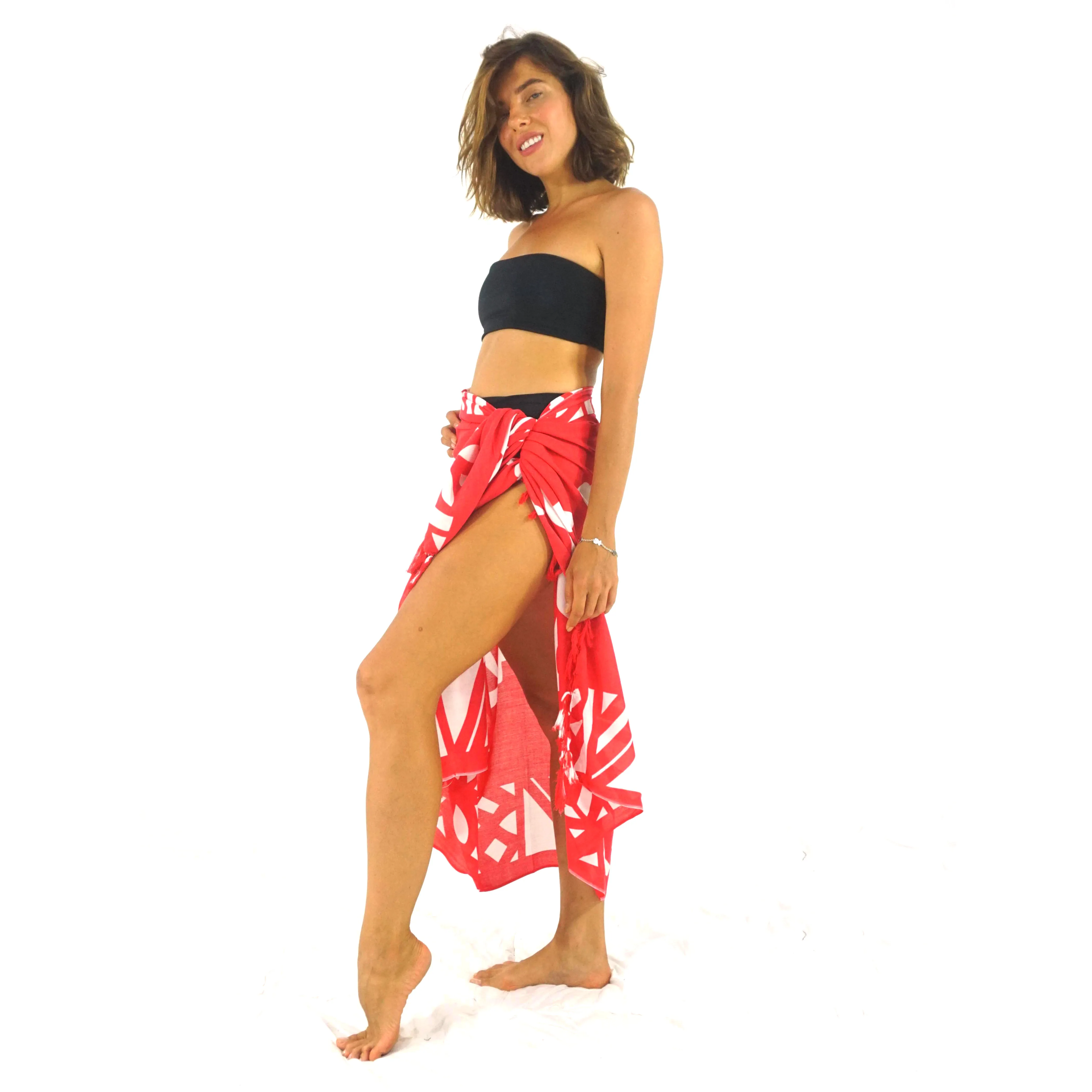 Sarong Animal Print Hawaiian Sarong Pareo Sarong Beachwear Cover Up 100% Rayon PR055-002R2