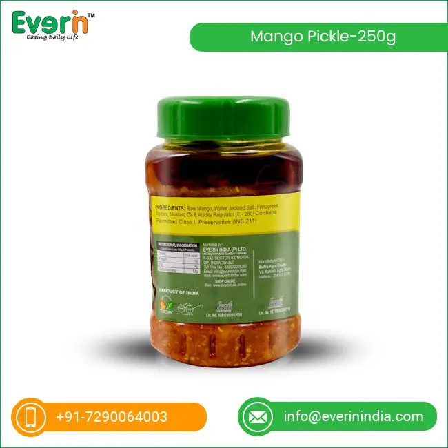 2020 Top Listed Mango/Aam Pickle 250g