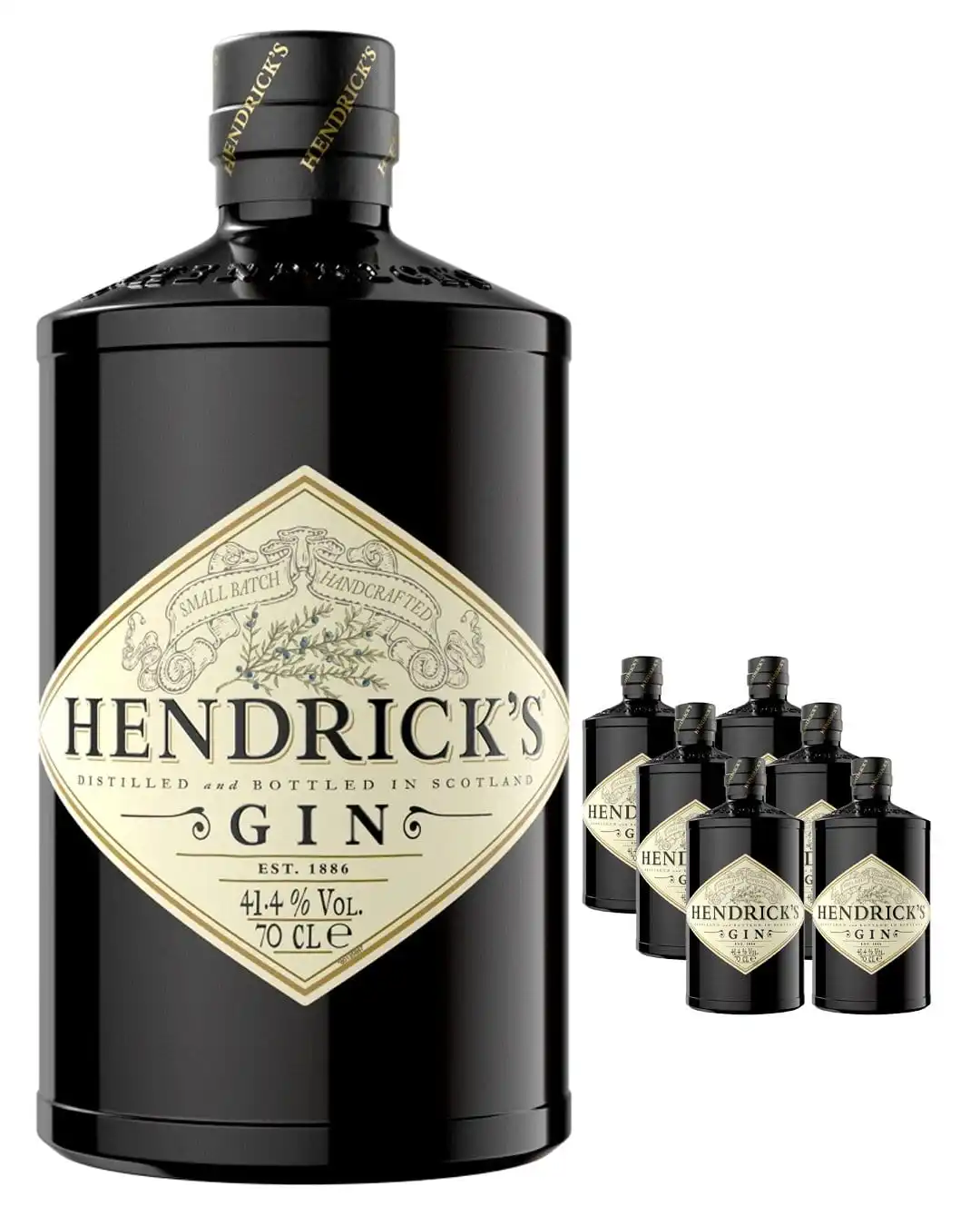ГИН хендрикский (упаковка из бутылок 6X70 CL)/ГИН Хендрик орбиум 70cl/лунный Джин Хендрика 70cl