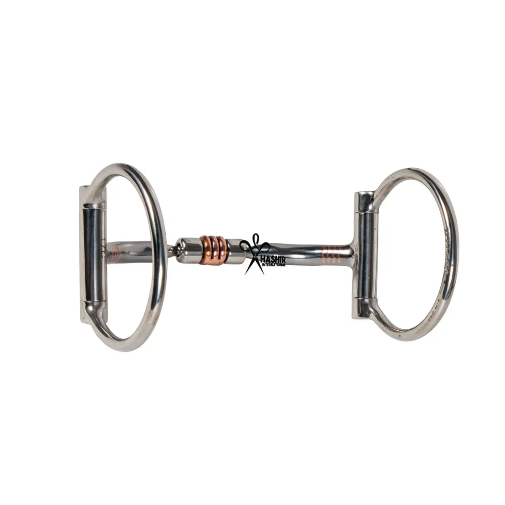 New Style German Steel Horse Equipment O Shaped Horse Bits Colored Bit